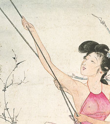 林芝地-胡也佛的仕女画和最知名的金瓶梅秘戏图